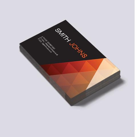 Basistheorie geest Schiereiland Mat Laminated Business Card - Matbaa Print and Design